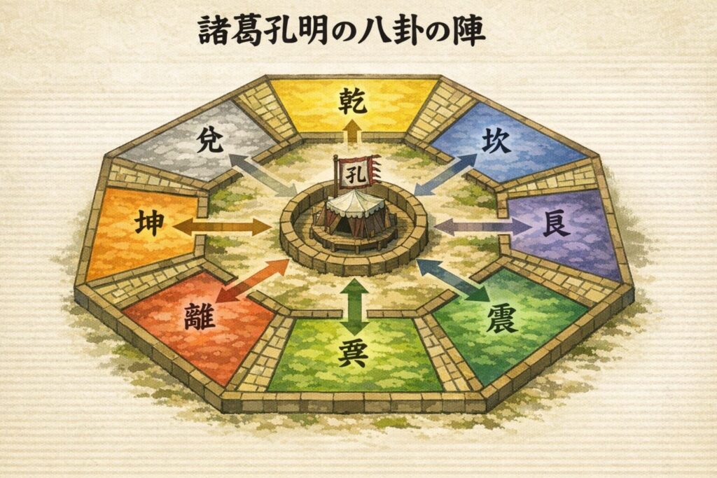 なぜ八卦の陣は図解で“迷路のように描かれるのか