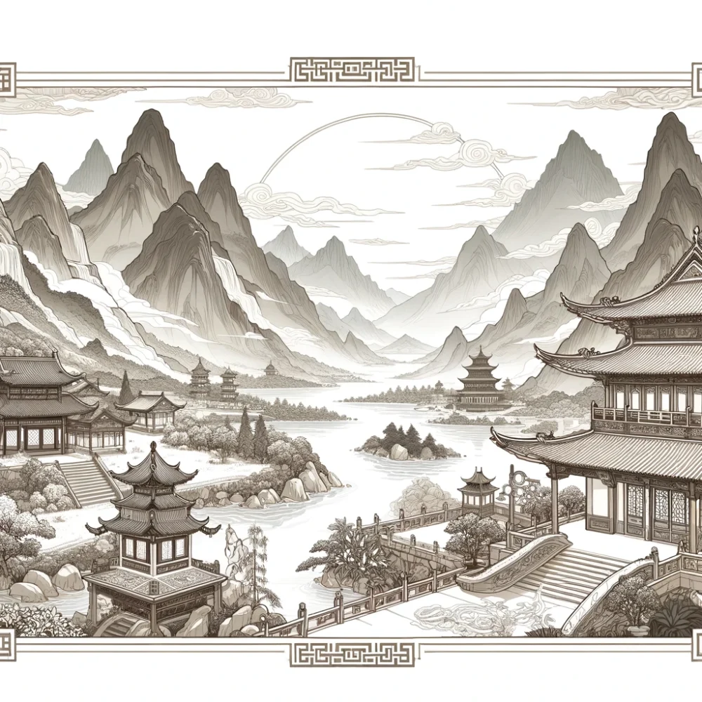 古代中国の風景画２