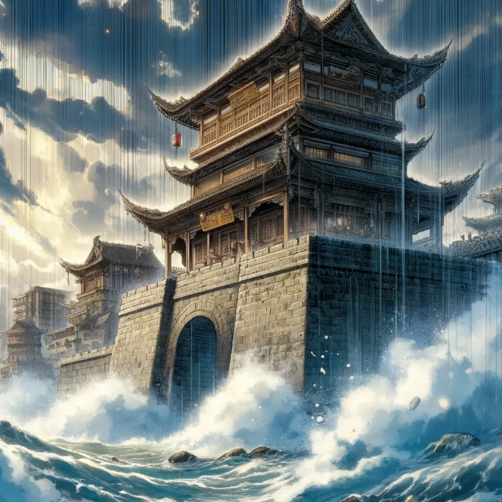 古代中国の城　水攻め