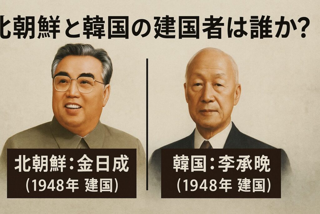 北朝鮮と韓国の建国者は誰か？