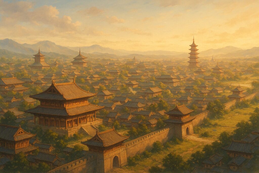 後漢の都(首都)洛陽イメージ画像