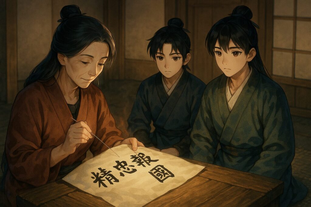 “精忠報国”――
その四文字が彼の背に、人生に、刻まれていった。