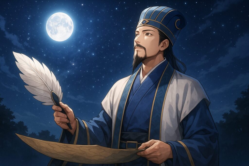 諸葛亮は、『三国志演義』の中で最も理想化された人物像として描かれます。
