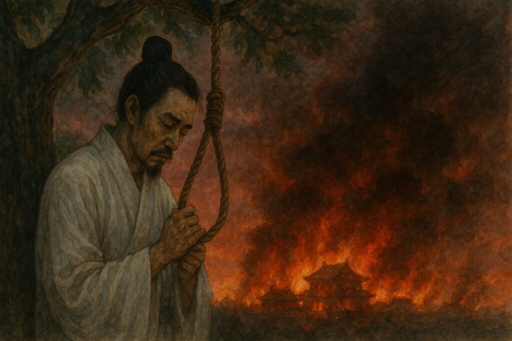 第一章　崇禎帝の最期と燃え落ちる都
